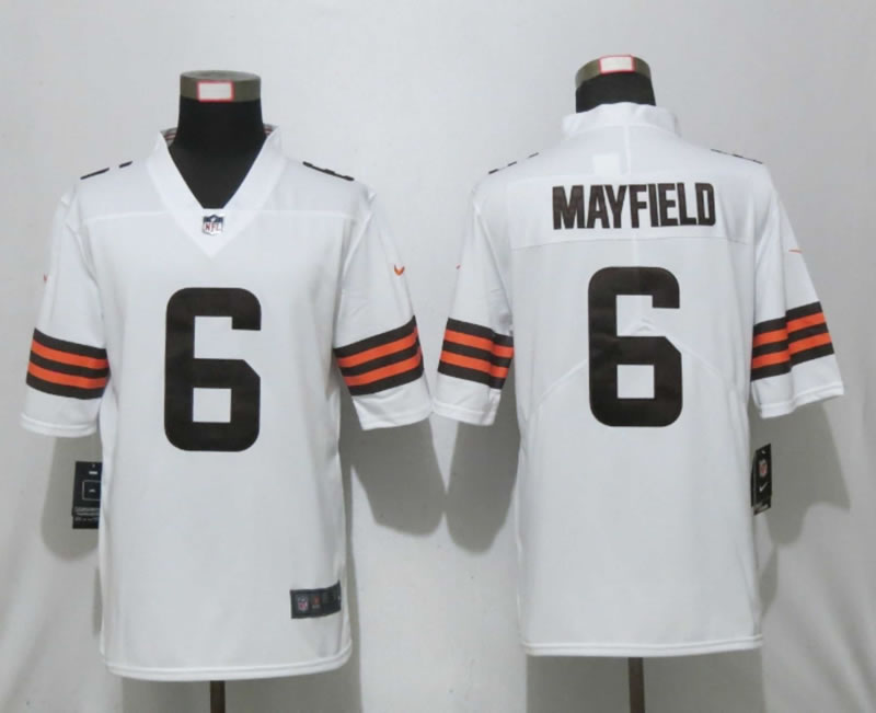 Nike Cleveland Browns 6 Mayfield White Vapor Untouchable Limited Jersey,We sell and wholesale Nike Cleveland Browns 6 Mayfield White Vapor Untouchable Limited Jersey on line form chian!